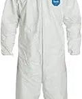 Disposable Protective Coverall With Hood And Boots, Comfortable Fit, Elastic Waist, Extended Front Zipper For Easy On And Off