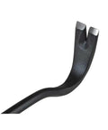 Close-up of 42 Inch Spring Steel Wrecking Bar With Precision Ground Edges Wider Prying Edge Flat Striking Faces And Lightweight Design