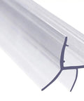 Close-up of frameless glass door seal bottom sweep, durable vinyl, 3/8 inch, 36 inch length, for Keeps Your Shower Dry With Frameless Glass Door Seal Bottom Sweep For Three Eighths Inch Doors 36 Inch Length Drip Rail Stop Water Leaks Easy Install Durable Vinyl Seal Strip For A Leak Free Bathroom.