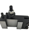 Quick Change Tool Post Wedge Set For Mini Lathe 6 To 9 Inch Swing, Steel Lathe Tool Holders, angular view of tool holder piece