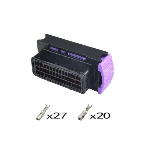 Heavy Duty 39 Pin ECU Aluminum Shell Enclosure For Car Controller Box with 39P Generator Control Panel Connector and pins