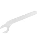 Universal Fire Sprinkler Wrench Tool Heavy Duty Multi Grip for half inch and three quarter fire heads, stainless steel, flat angle.