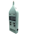 Pro Grade Class 1 Sound Level Meter For Precise Decibel Readings From 30 To 130 dB Ideal For Classrooms Auditoriums Labs And Vehicle Noise Tests Fast And Slow Time Weighting High Stability Condenser Microphone Model SL4001 front angle view displaying 115.5 dB reading