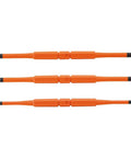 Interchangeable Insulated Flip Blades With Slim Tip For Tight Terminal Blocks, Dope Three Blade Set, orange insulated blades