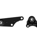 Front Differential Drop Kit For 2024 2025 Toyota Tacoma 4WD And Land Cruiser 250 shown in black CNC steel construction.