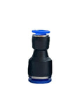 10Pcs PG Air Fittings Set for Hose 4 to 12mm Male BSPT Threads Quarter Inch Half Inch One Eighth Inch Three Eighth Inch Pneumatic Connectors, black push-in fitting