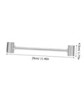 Pro Grade Adjustable Hinge Wrench For Heavy Duty Doors And Furniture, 29cm compact tool with precise gap adjustment dimensions shown