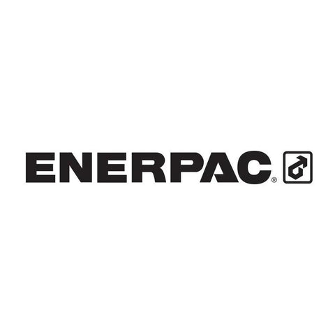 Logo of Enerpac, a brand known for hydraulic equipment including Badass 2 Inch Hydraulic Lock Nut Ram 20 Ton Lift Cylinder.