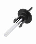 Universal Spare Tire Bolt And Wheel Clamp Kit For Cars And Trucks with threaded metal bolt and black wheel clamp