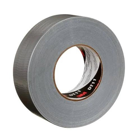 Heavy Duty Duct Tape DT11 Silver 48 mm x 54.8 m (11 mil) - Polyethylene-backed roll with aggressive adhesive