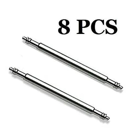 8 Pc Spring Bar Watch Pins Set With 1.5mm Diameter For 18/20/22/24mm Lug Widths Plus No Fuss Watch Band Removal Tool Built From Durable 316L Stainless Steel For Long Lasting Fit