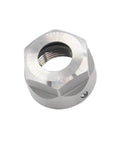 Premium Heavy Duty ER20A Collet Clamping Nut For CNC Milling Machines, precision steel design, showing threaded interior.