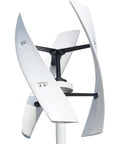 10KW Vertical Maglev Wind Turbine Generator Kit Lantern Three Blades showing three white blades attached to a black hub.
