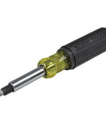 Heavy Duty 10 In 1 Multi Bit Screwdriver Nut Driver With Interchangeable Shafts And Six Universal Tips For Ph Sl Sq Hex Driver Bits Klein Tools