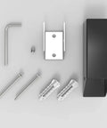 Dope Matte Black Towel Hooks Set 4 Heavy Duty Wall Mounted Stainless Steel 304 Robe Hooks Waterproof installation accessories