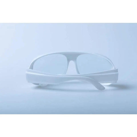 Top Shelf 10600nm Infrared Laser Safety Glasses For CO2 Lasers Od 6 Plus No Nonsense Eye Protection With 90 Percent Light Transmission For Workshop And Lab Jobs Solid Shield For Your Peepers, front view on a light background.