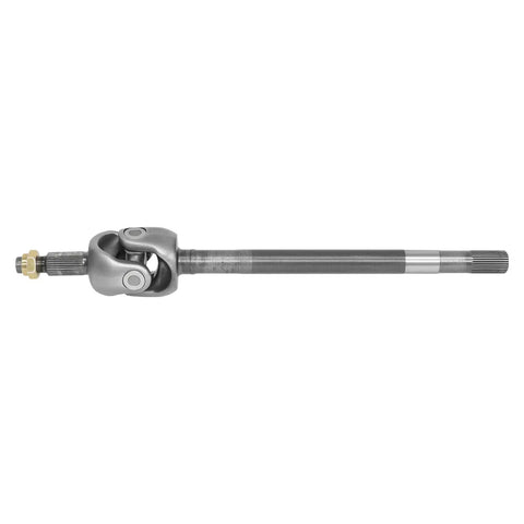 Front Driver CV Axle Assembly For 2013 2018 Jeep Wrangler 3.6L Dana 44 Diff, 20.7 Inch Length, 30 Spline, Steel Construction, Beefy Front Axle Shaft Replacement on white background