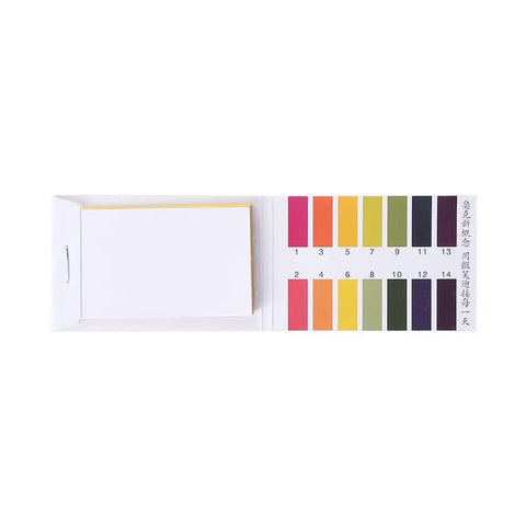 80 Pack Litmus Paper Strips pH Test Strips 1 To 14 For Saliva Urine Water Soil Pet Food And Diet Testing with color chart