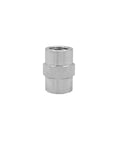 4 Pack Hydraulic Hose Adapter Fittings 1/8 Inch Female To 1/8-27 NPTF SAE Straight Pipe Joint Connector Carbon Steel Built Tough For Industrial Fluid Power Systems And Heavy Duty Use, single fitting