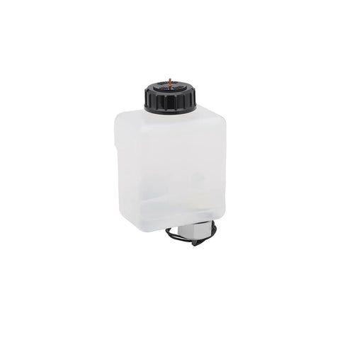 Gear Lube Bottle For MerCruiser Alpha And Bravo Sterndrives Replacement Reservoir in white plastic with black cap