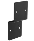 Heavy Duty 4 Pack Pergola Brackets Black Z Deck Joist Ties For 2x6 Cross Joists And 6x6 Posts 6 Gauge Steel Powder Coated Anti Rust Pre Drilled Holes For 3/8 Inch Bolts Bolts Not Included
