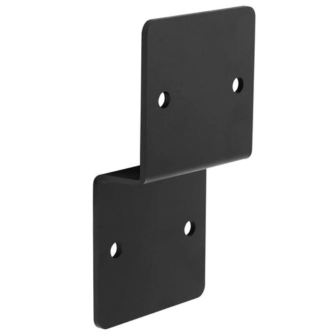 Heavy Duty 4 Pack Pergola Brackets Black Z Deck Joist Ties For 2x6 Cross Joists And 6x6 Posts 6 Gauge Steel Powder Coated Anti Rust Pre Drilled Holes For 3/8 Inch Bolts Bolts Not Included