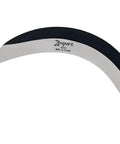 Close-up of Heavy Duty Harvest Sickle With Carbon Steel Blade And Aluminum Handle For Clearing Vines And Weeds, blade detail