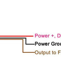 Non Contact Ultrasonic Fuel Level Sensor For Universal Fuel Gauge Compatibility, Supports Diesel Gasoline Water, wiring diagram