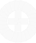 Strong Adhesion Sticker Labels Set With 160 White Synthetic Paper Sheets arranged in a circular pattern for organization