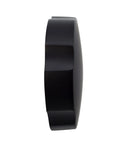 Side view of Standard 1.5 Inch Cable Drive Bath Drain Replacement Trim In Slick Matte Black, designed for easy overflow setups.