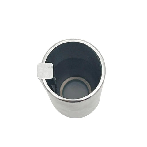 Crankshaft adapter bushing, metal cylinder with square side tab and visible inner bore (front view)