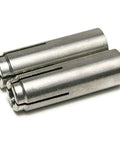 304 Stainless Steel Drop In Expansion Anchors for Concrete and Stone with Setting Tool One Half Inch Diameter Thirteen Threads
