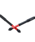 PH2 and TS2 Phillips screwdriver bits, magnetic anti-slip, long 3-1/2 in, crossed over a red connector