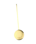 Metal Pendulum Replacement Part For Wall Clocks Vintage Style DIY Craft Supply, gold color, 22cm length.