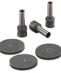 Replacement Punch Kit for Heavy Duty Two-Hole Punch 9/32-Inch, 100 Sheet Capacity, includes punch heads and discs, silver color