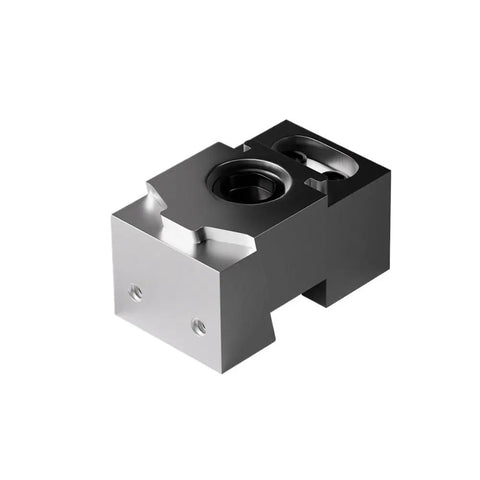 Built Tough Pneumatic Bench Vise With Boss Grade Precision Side Clamp For Multistation Cnc Machining Center, machined aluminum workholding tool.