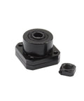 Fixed Side And Floated Side End Support Kit For SFU1204 Ball Screw CNC Systems, Includes One Fixed Side And One Floated Side For Precise Alignment, Must-Have Upgrade To Ball Screw Ends., black metal FK10 fixed side and FF10 floated side support kit for SFU1204 ball screw