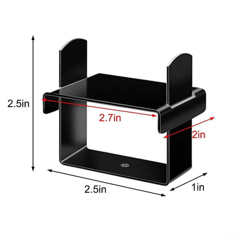 Heavy Duty Leaf Spring Clamp Kit For Trucks And Trailers Stainless Steel Black Finish with dimensions labeled in inches