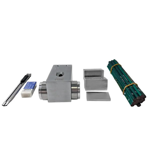 Pencil Hardness Tester For Coating Film ASTM D3363 Compliant With Three Weights 500 750 1000 Grams 45 Degree Scratch Tester