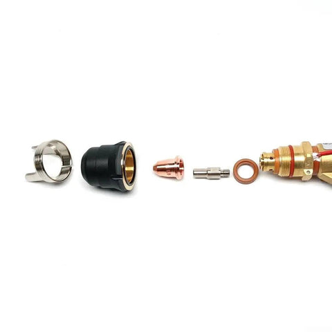 Disassembled Plasma Torch Heads And Handles Kit For Easy Weld 20P 251 Plasma Cutters With IPT-20C Replacement Torch Assembly