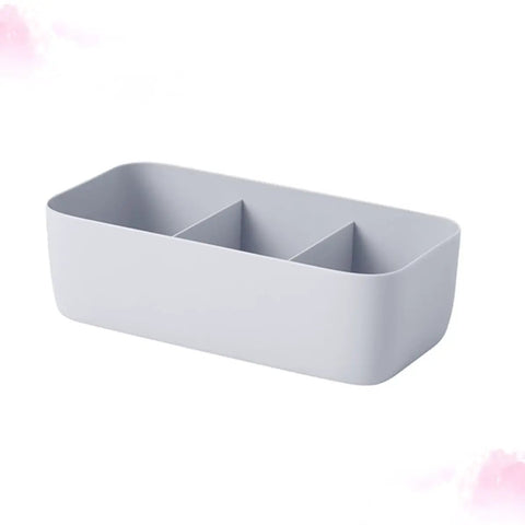 Keep Your Closet Chill With This Four Piece Sock And Underwear Storage Box Featuring Smooth Slide Compartments For Taming Piles And Sorting Gear With Ease - Gray modular storage box with two compartments.