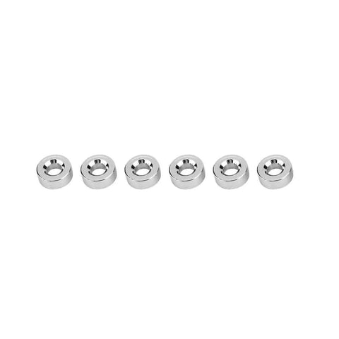 2-Pack Passenger Side Sliding Door Handle for Vintage Cars, Four And A Quarter Inch Exterior Replacement, Easy Install, six white washers
