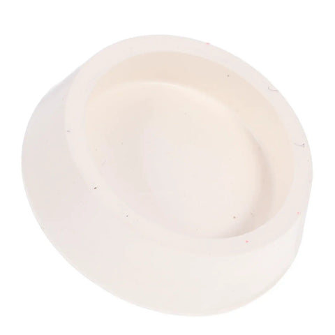 4pcs Rubber Sink Drain Stopper with Pull Ring for Bathtubs in white, featuring a smooth and rounded shape for effective sealing.