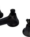 Metropolitan Widespread Lavatory Faucet With Metal Lever Handle In Oil Rubbed Bronze Brass Construction Drip Free Ceramic Cartridge