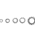 All In One 700 Piece Galvanized Serrated Lock Washer Set With Flat Washers M3 M4 M5 M6 M8 For Strong No Fuss Connections In Automotive Marine And Industrial Projects, M3-M8