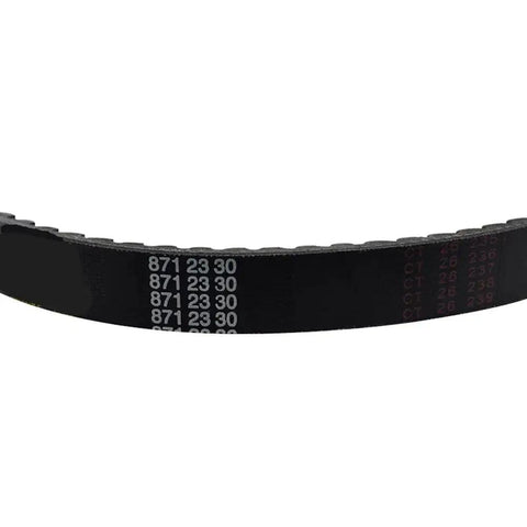 Top Tier Motorcycle Drive Belt For Majestic 250 Yp250 Models, showing part numbers 871-23-30 and CT-26-239, heavy-duty design.