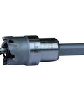 Heavy Duty Pro Grade Seven Eighths Inch Carbide Hole Cutter For Stainless Steel Mild Steel Iron Copper And Brass Grey