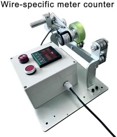 Hassle-Free Digital Measuring Wheel with Solid 6-Digit Counter For Rock-Solid Wire Rope Length Tracking, wire-specific meter counter