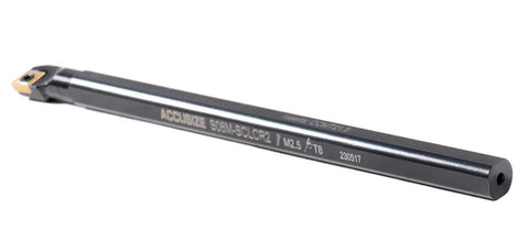 3/8 Inch By 6 Inch Overall Length Indexable Boring Bar With CCMT21.5 Carbide Inserts for small bore right-hand profiling
