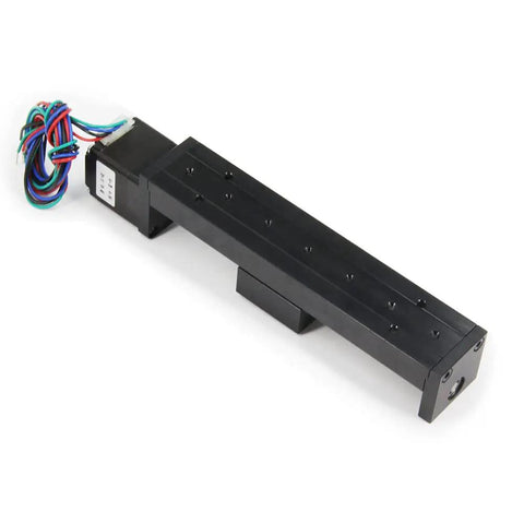 Compact Mini Linear Rail Guide Kit With Lead Screw T6x1 And Nema 11 Stepper Motor for DIY CNC Router Parts, black color